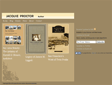 Tablet Screenshot of jacquieproctor.com